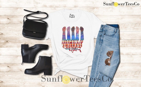 Hispanic Month Shirt, National Hispanic Heritage Shirt, Mexican Shirt, Latin American Shirt, Hispanic Heritage, Latino Power,Spanish Shirt,
