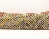 Large Size Kilim Pillow Cover 12x36 inch Long Lumbar pillow cover Bedding Pillow Turkish Handmade Decorative Home Design Boho KC-29