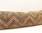 Large Size Kilim Pillow Cover 12x36 inch Long Lumbar pillow cover Bedding Pillow Turkish Handmade Decorative Home Design Boho KC-31