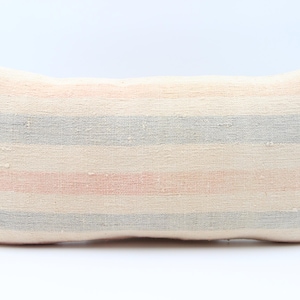 Anatolian Kilim Lumbar Pillow Cover 10x20 inch 25x50 Cm Mini size Pillow Oriental art deco cushion cover Turkish Handmade Decorative  KA-231