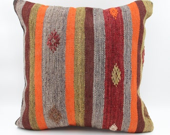 Throw kilim pillow cover 20x20 inch 50x50 Cm Handmade Square Novelty Whipcord Chair Oriental Decorative Pattern kilim Cushion cover KL-153