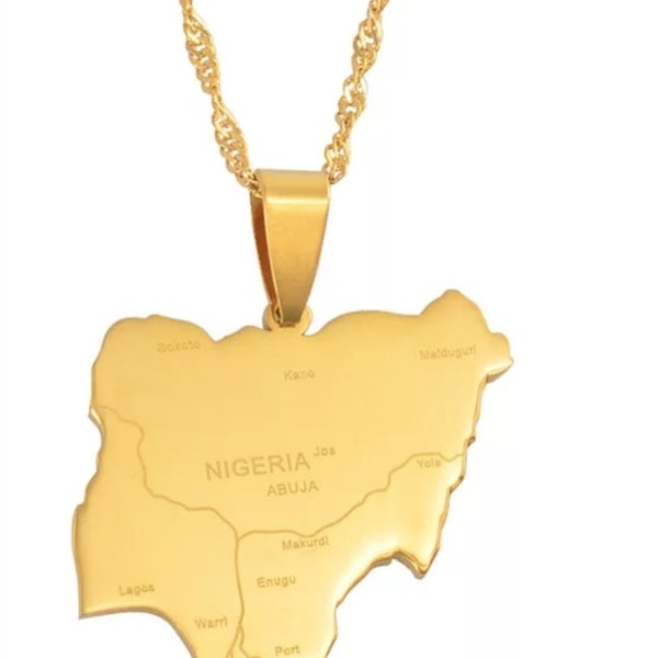 Gold plated Nigeria Necklace