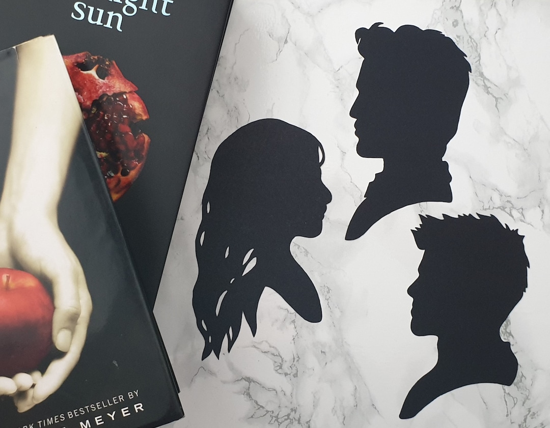 Twilight Saga Cutout Silhouettes, Bella Swan, Edward Cullen, Jacob
