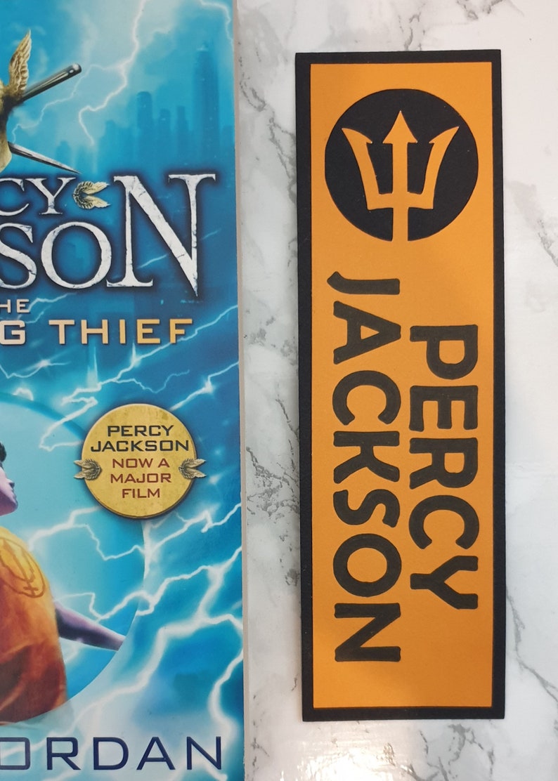 bookish bookmarks percy jackson twilight harry potter etsy