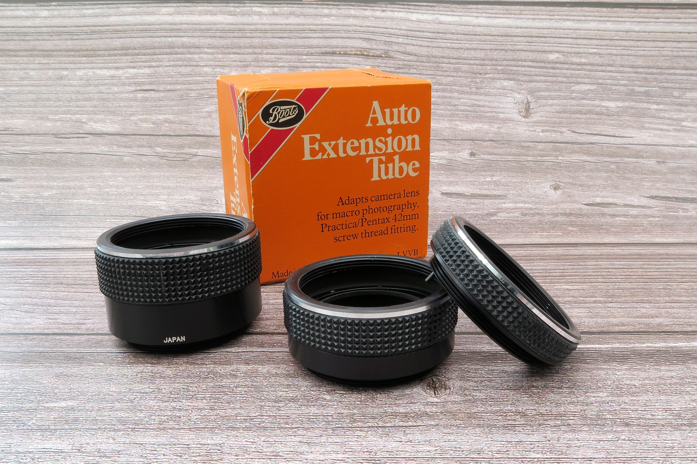 Vintage Boots Auto Extension Tube Set M42 Mount for Pentax - Etsy Denmark