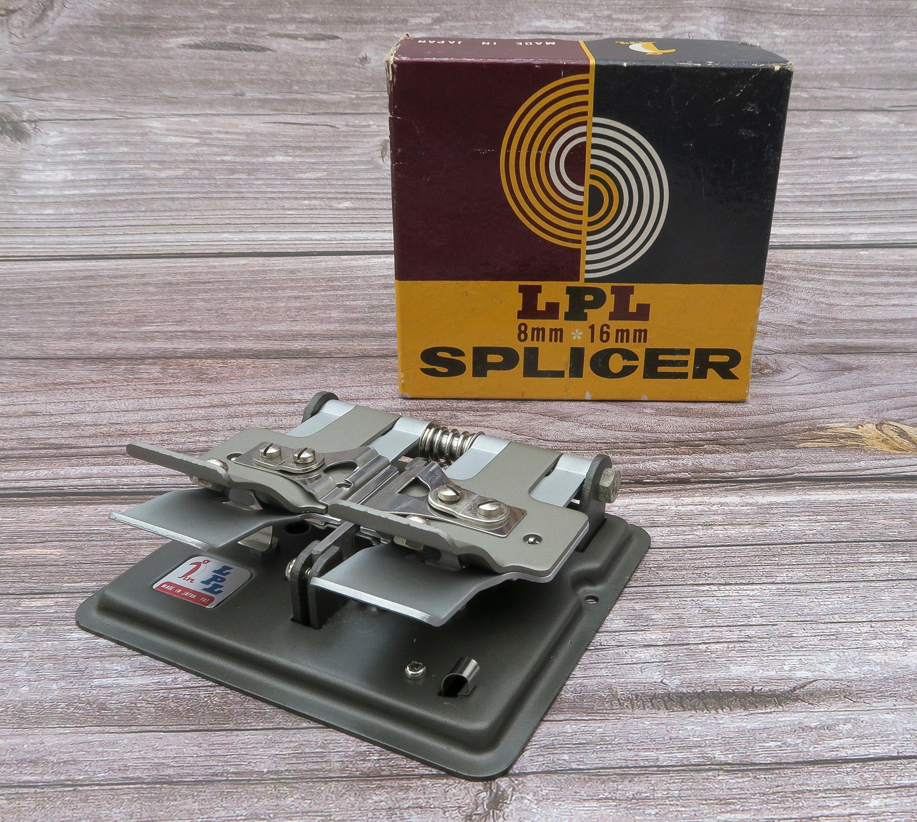 Vintage LPL Super 8 / 8mm & 16mm Film Splicer, Luxe Photo