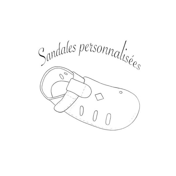 Sandales "Originales" barefoot/souples a personnaliser