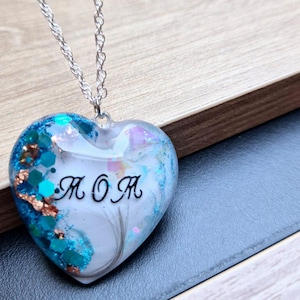 3D Hair keepsake memorial necklace / lock of hair keepsake / Memorial hair jewellery / handmade / 3D / memory / mom / keepsake