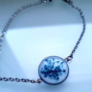Pressed Wild Flower Bracelet | Real Flower Bracelet | Resin Jewelry | Handmade Bracelet | Giftidea | Naturelovers  | Flowers | Natural gift