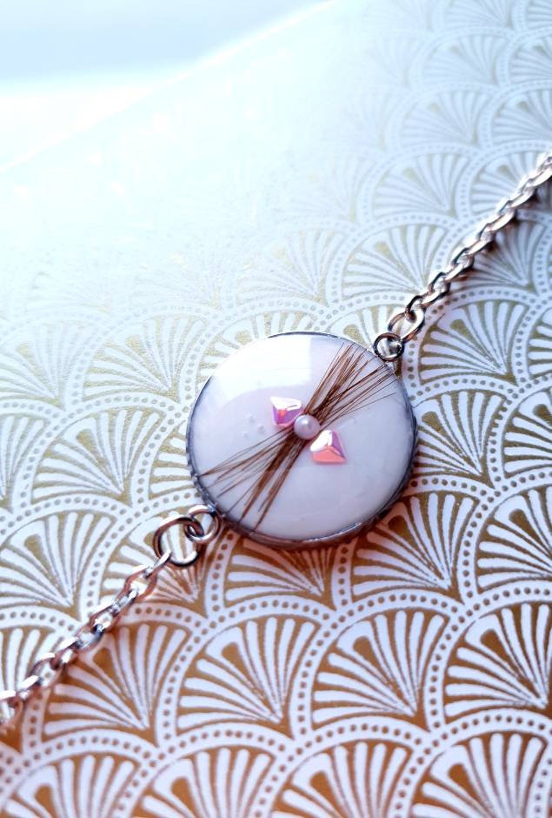 Personalised Hair Keepsake Memorial Bracelet / Personalised Lock of