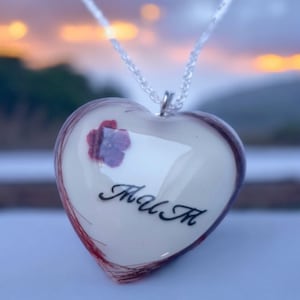 Personalisierte Halskette Andenken / Haarlocke Andenken, Verlust der Mutter Halskette, Erinnerungsstück / Haarschmuck