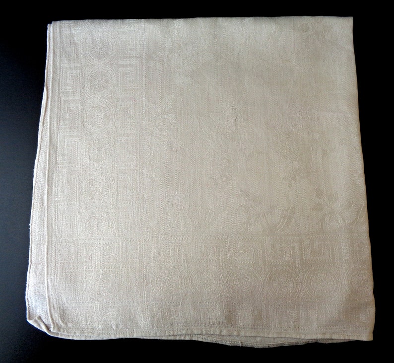 Vintage Italy New Brand Natural Ercù Color Pure Linen Kitchen - Etsy