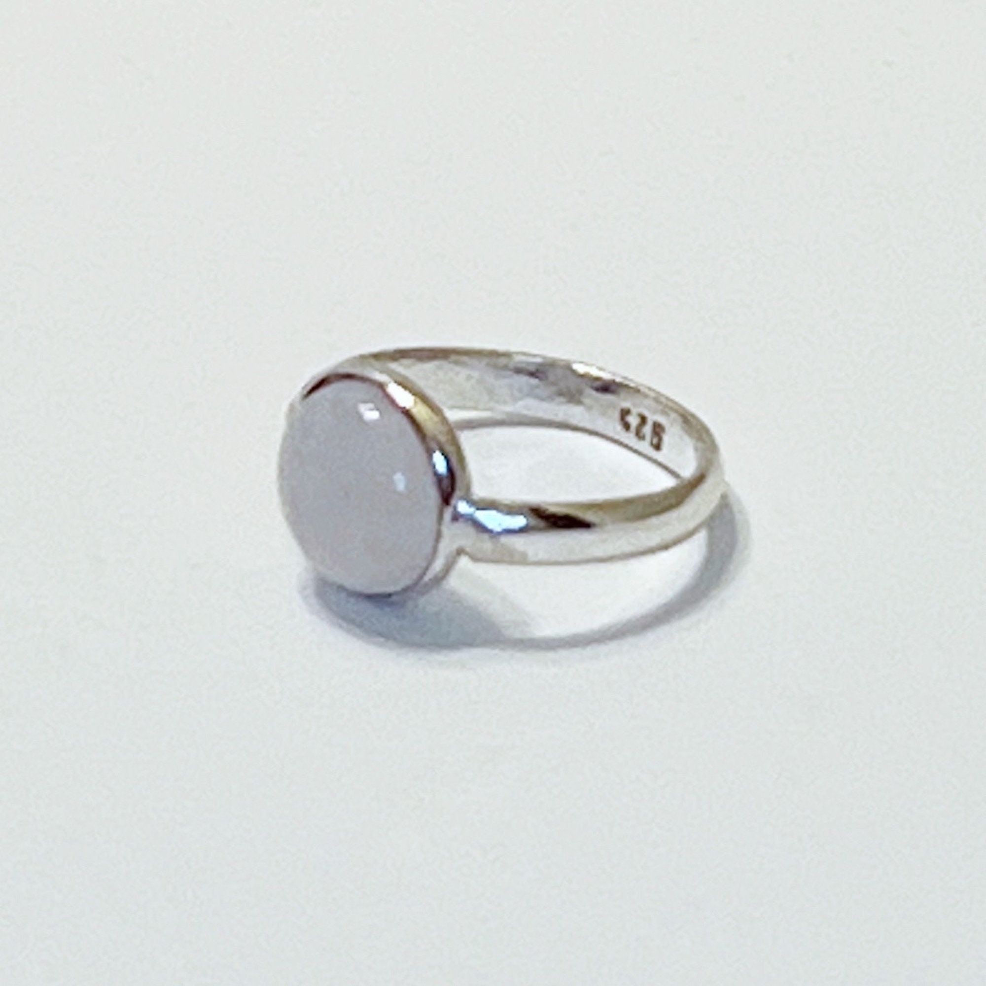 14 MM 本物のムーンストーン カボション リング - Etsy 日本