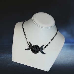 Celestial Necklace Moon Phase