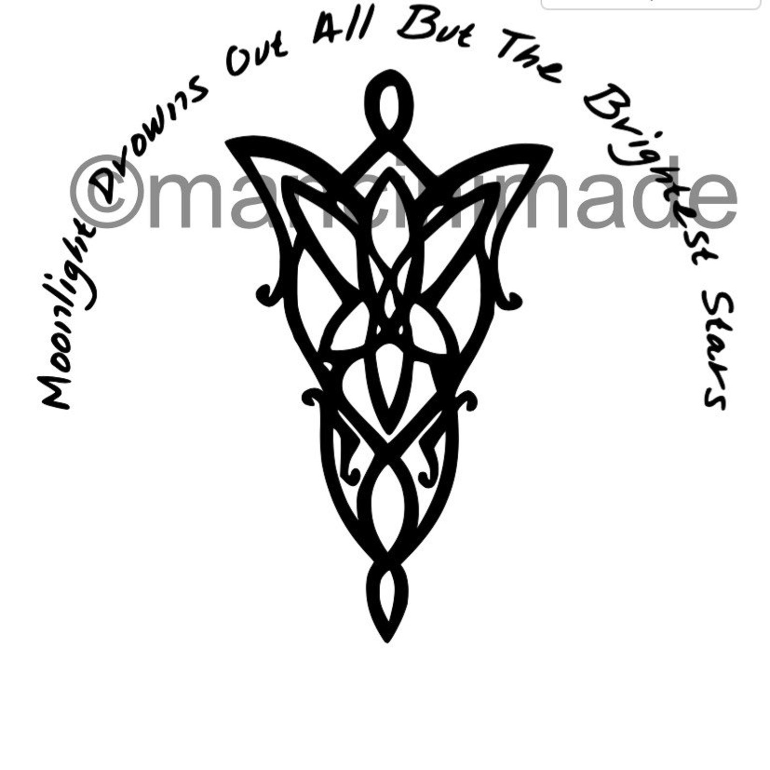 Lord of the ring Arwen evenstar decal Etsy