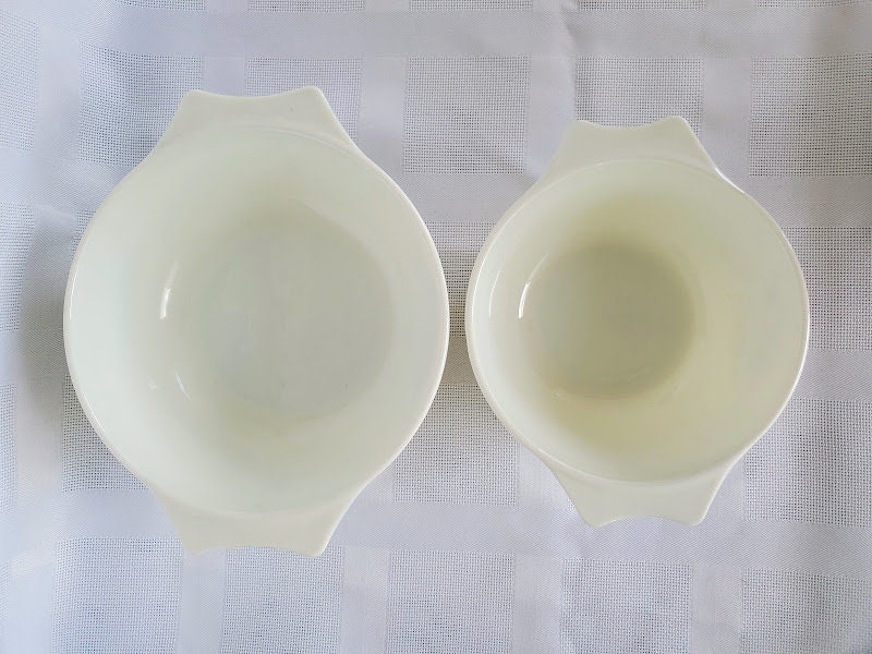 Vintage England Pyrex Blue Iris Pattern Casserole Dishes - Etsy