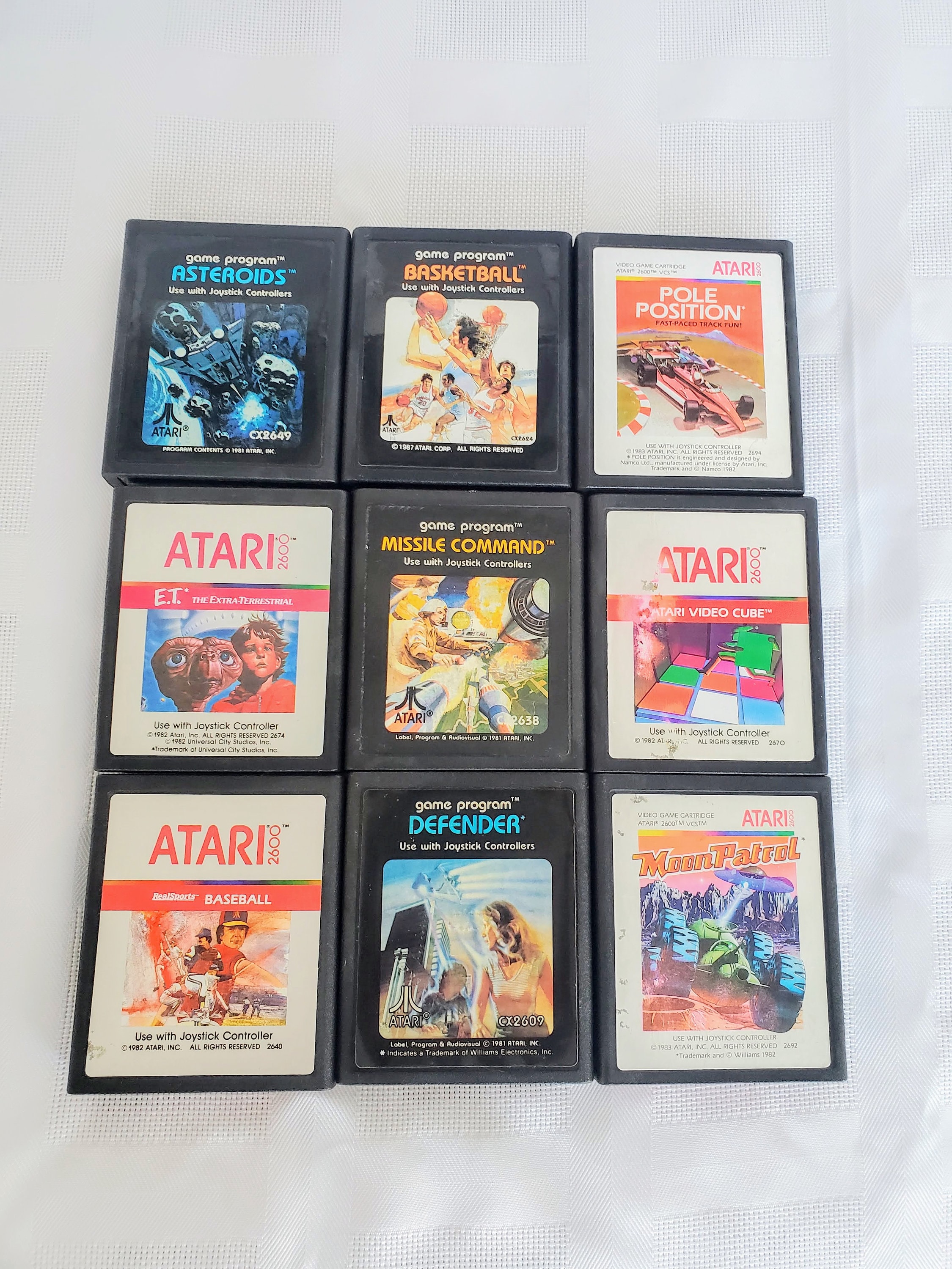 Vintage Atari 2600 Video Games Mario Bros. Donkey Kong Ms. Pac-man Frogger  Video Cube Plus More -  Hong Kong