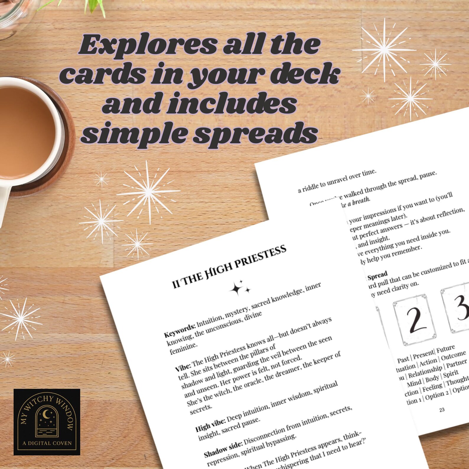 The Mini Guide to Tarot | Printable Tarot Ebook PDF | Intuitive Tarot ...