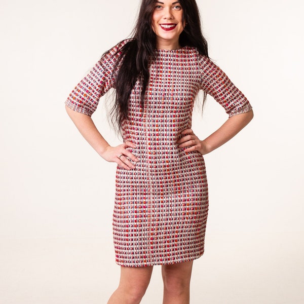 Tweed Chanel Dress - Etsy