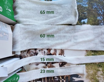 Dolls head cotton tubing - Tubular cotton gauze 1.5 cm, 2.3 cm, 6 cm, 6.5 cm - Waldorf fabric doll