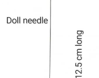 Extra long doll needles - Long sewing needle - Long needle for Waldorf doll head