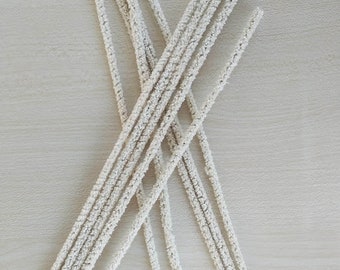 Chenille stems  - Needle felting wire armature - Set of 25 or 50