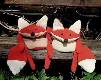Easy fox sewing pattern