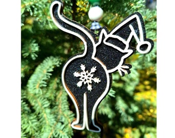 Purrfectly Funny Cat Butt Ornament: Add a Touch of Quirky Cat Fun to Your Holiday Decor