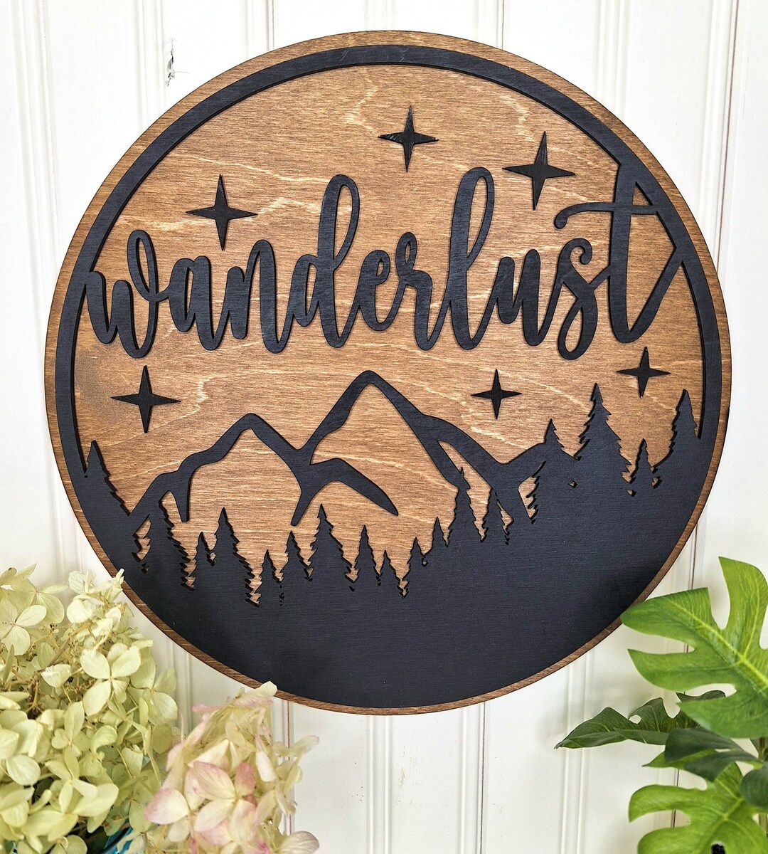 Wanderlust Rustic Adventure Sign Perfect for Any Travel Lover's Decor Etsy