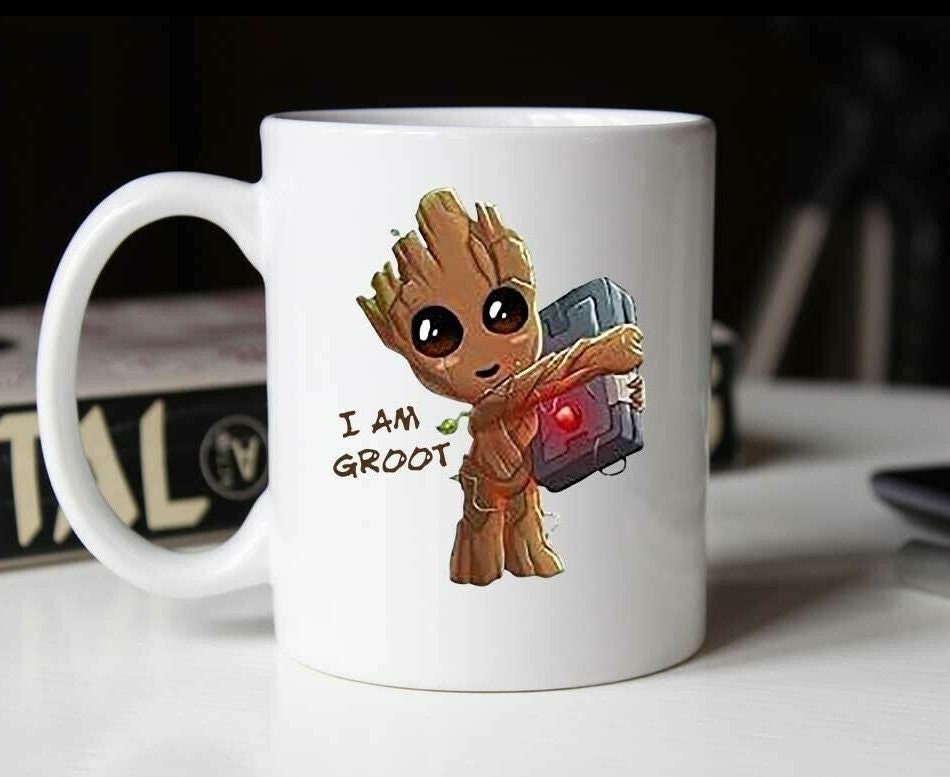 MARVEL - Baby Groot - Mug 3D 400ml : : Tasse Pyramid Marvel