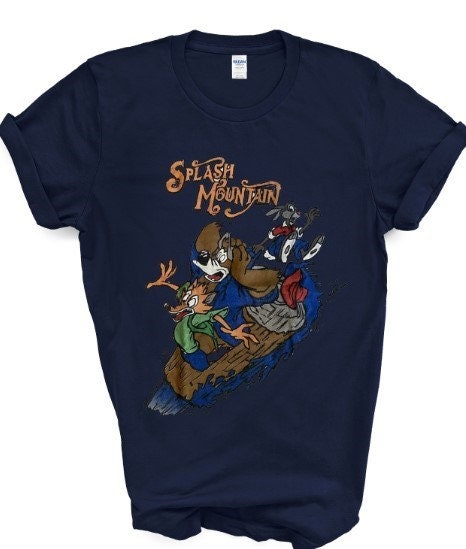 トップス dead stock splash mountain long T Vintage 90s Splash Mountain Disneyland T-shirt - TokoPyramid