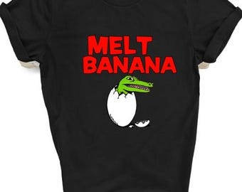 Melt Banana Unisex T Shirt, Vintage Style, Unisex Tees for Men
