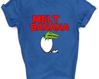 Melt Banana Unisex T Shirt, Vintage Style, Unisex Tees for Men