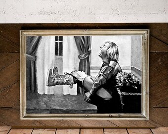 Black and White Dumb and Dumber Poster & Canvas Art Print Wall Decor, Poster No Frame
