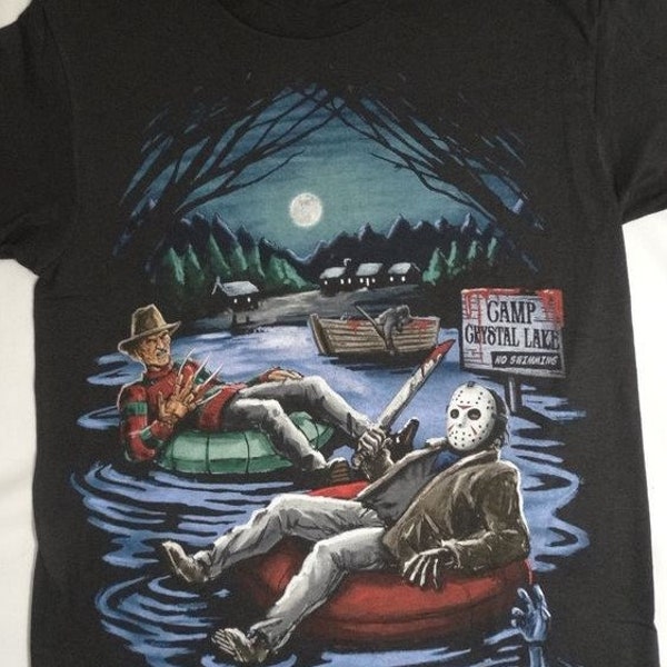 Camp Crystal Lake Halloween Black T Shirt, Friday The 13th T Shirt