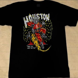 Warren Lotas Houston Rockets Space City Light the Fuse NBA T Shirt UNISEX 
