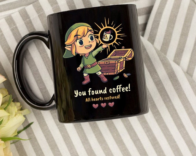 Legend of Zelda Color Changing Mug 11oz Korok Link Zelda Merch Coffee ...