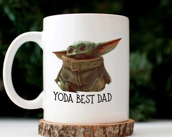 Cute Yoda Best Dad Mug| Yoda Best Mom Mug