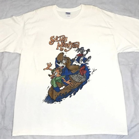 Vintage Style 90's Splash Mountain Funny Unisex T Shirt, Youth and