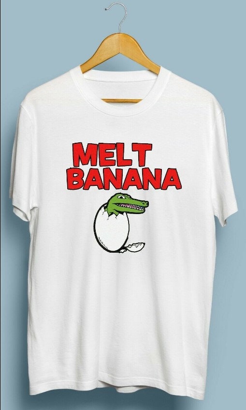 Melt Banana Unisex T Shirt, Vintage Style, Unisex Tees for Men