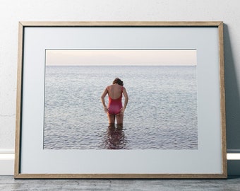 X A Woman Photography Print ~ Artistic Original Wall Prints ~ Photographic Art ~ Fine Art Photography A Woman at the Beach ~ Bathroom Design