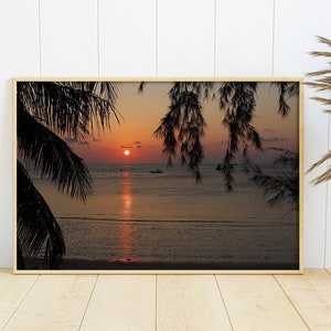 Thai Sunset Photographic Print ~ Beaching ~ Fine Art Photo ~ Photography Prints ~ Original Artwork ~ Life is Better @ the Summer Beach (: