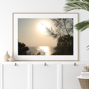 Sunset Original Photography Print ~ Fine Art Photo ~ Home Decor Wall Art For any Room ~ Original Artwork ~ Nature Love ~ Sun @ the Beach pic