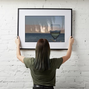 Playa y vino ~ Impresión fotográfica original ~ Impresiones de pared únicas ~ Arte fotográfico ~ Fotografía de bellas artes ~ Diseño artístico ~ Obras de arte especiales