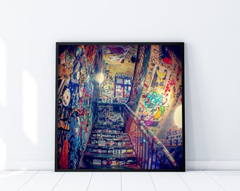 Graffiti Photo Print ~ Berlin Street Art ~ Colored Photography ~ Original Artwork to Beautify any Space ~ Berlin Photography Work of Art (: