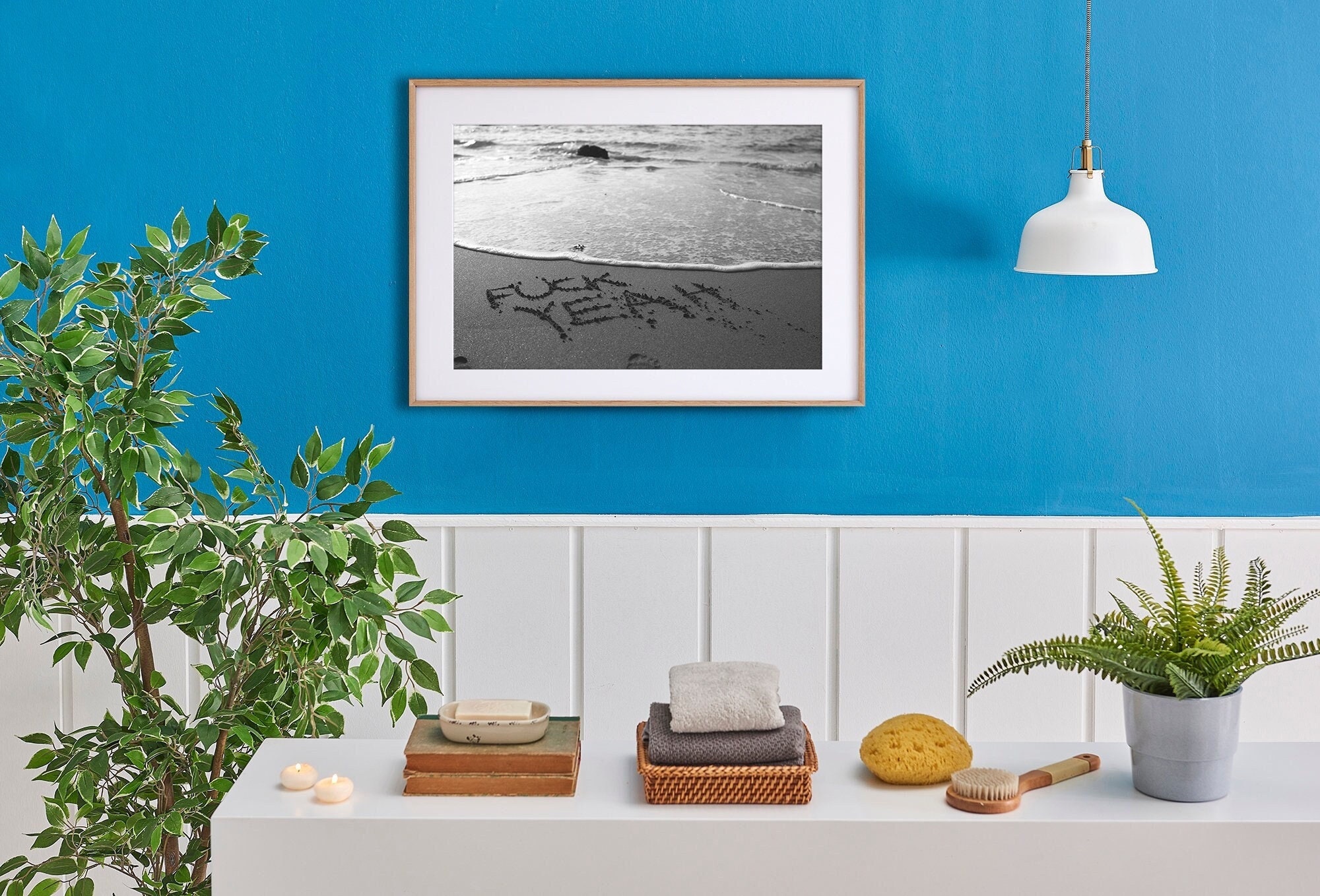 B&W Beach Photo ~ Goa India Picture ~ Original Photography ~ Photographic Art Print ~ Original Artwork ~ Beautiful Wall Art - Fine Art Photo