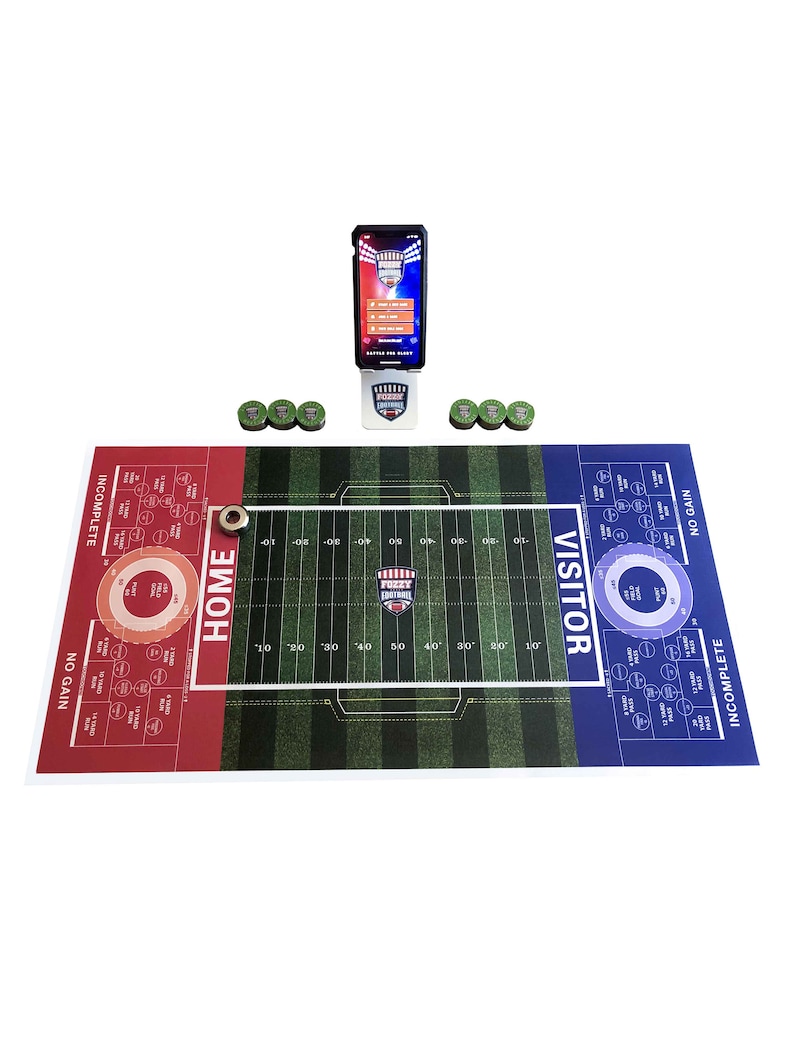 Fozzy Football Tabletop Football Board Game Deluxe Set Etsy
