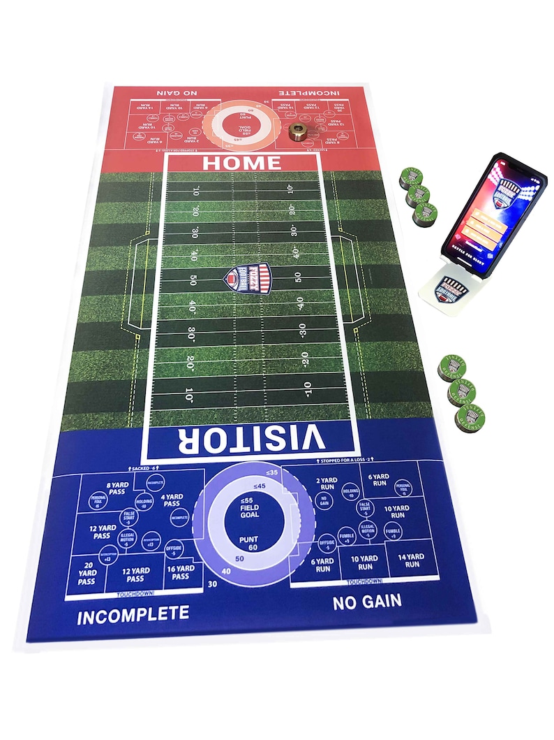 Fozzy Football Tabletop Football Board Game Deluxe Set Etsy