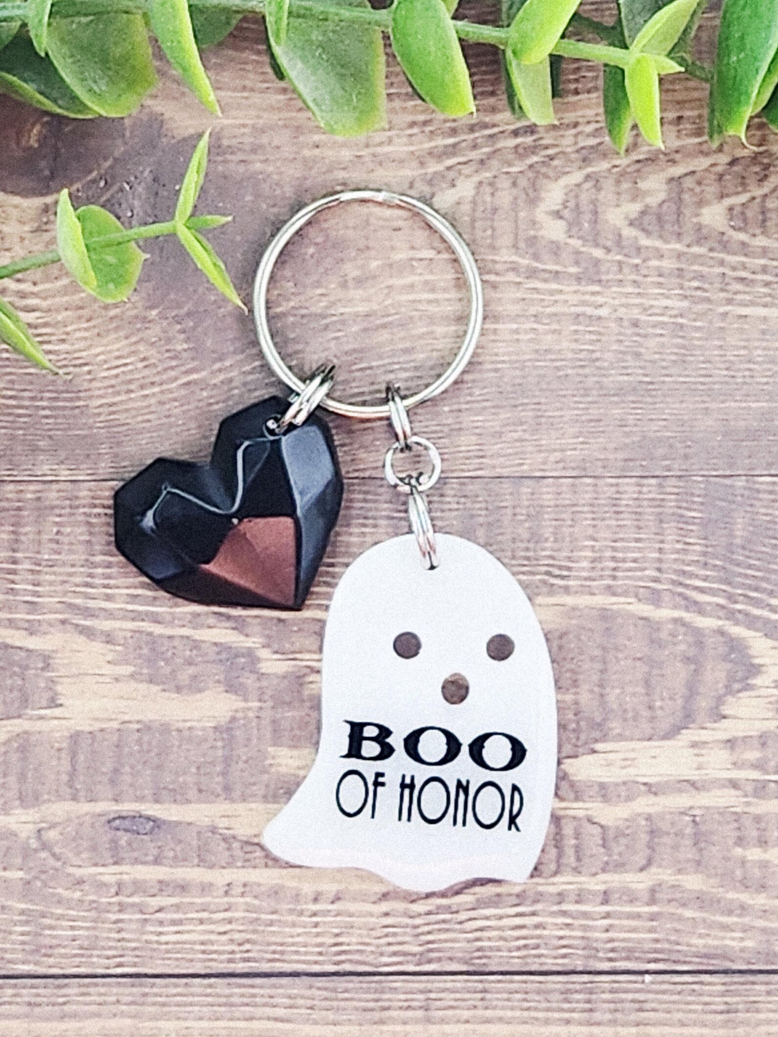 Personalized Ghost Keychain, Goth Spooky Bridesmaid Gift, Alternative ...