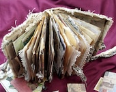 古書15巻セット Basic Junk Journal Handmade Book Kit 6.5x5, Rustic Wedding